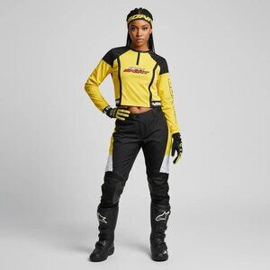 Black Pyramid Women's BPX Sport Long Sleeve Motocross Sports Shirt Size Small